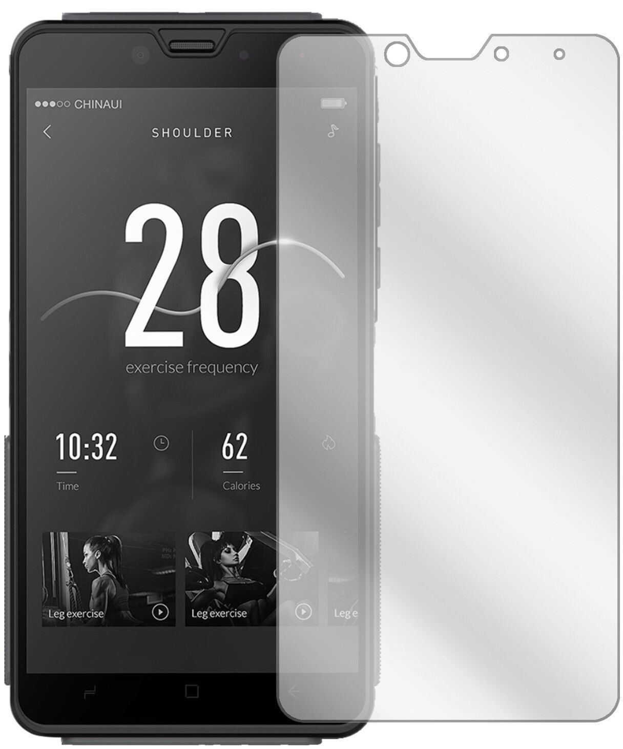 5x Schutzfolie klar für Elephone Fighter Display-S (1)