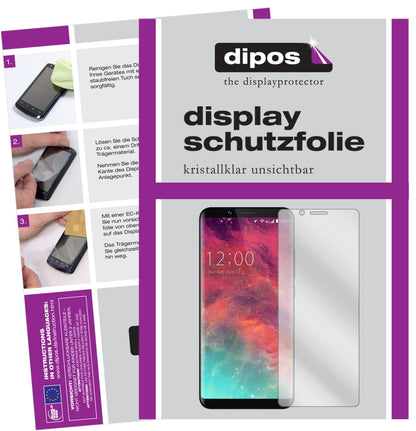 2x Schutzfolie klar für Umidigi S2 Lite Display-Sc (1)