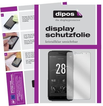 6x Schutzfolie klar für Elephone Fighter Display-S (1)