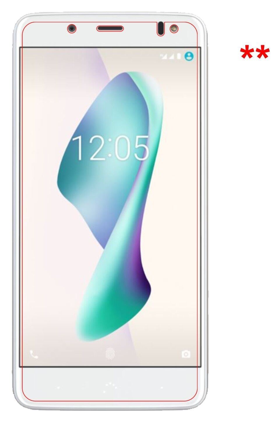 5x Schutzfolie matt für BQ Aquaris VS Display-Schu (6)