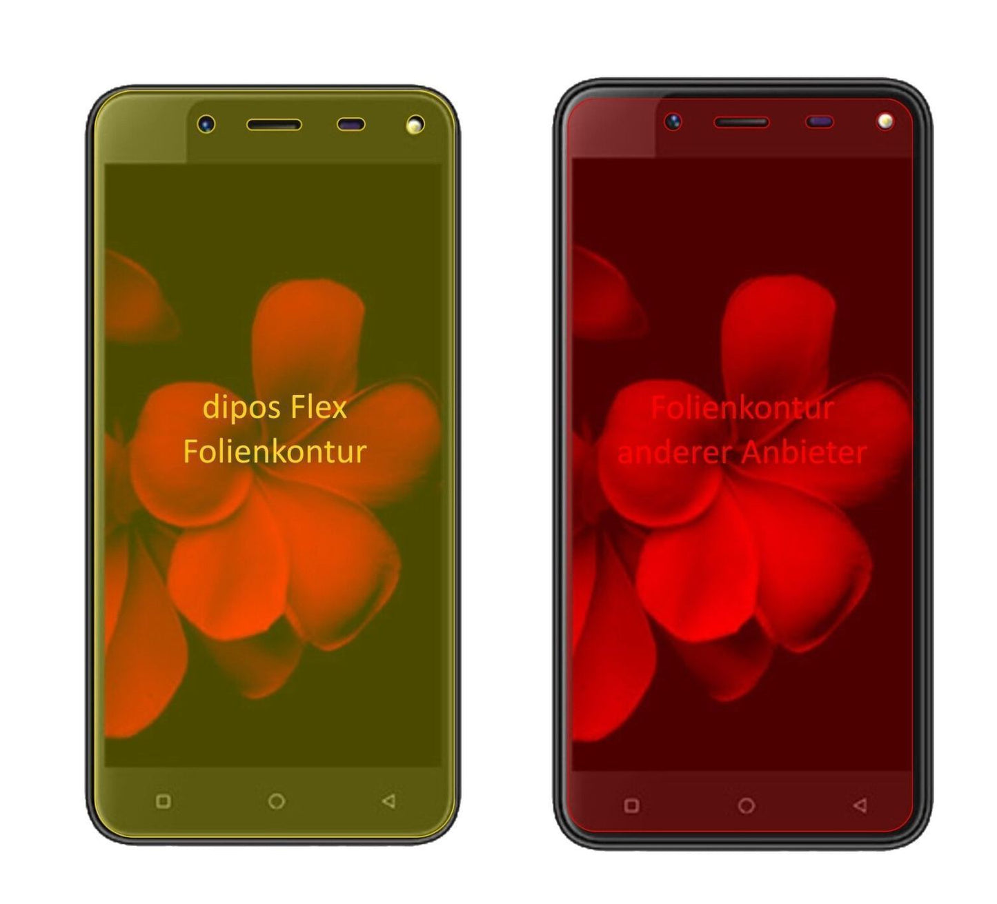 2x 3D Full Cover Schutzfolie für Karbonn Titanium  (1)