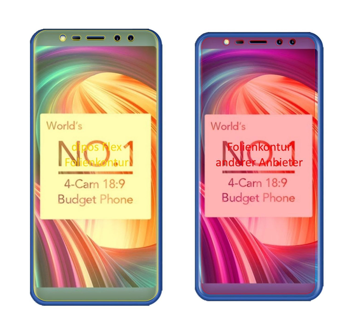 3x 3D Full Cover Schutzfolie für Leagoo M9 (2)