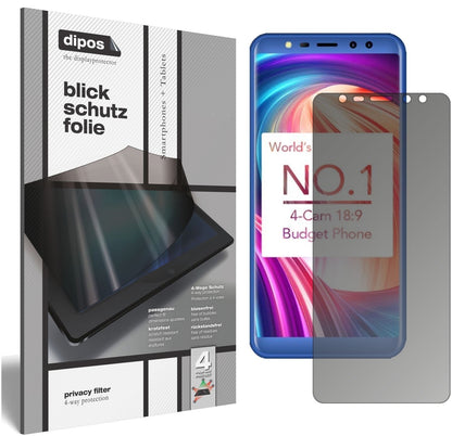 Blickschutzfolie für Leagoo M9 matt Schutzfolie Pr (1)
