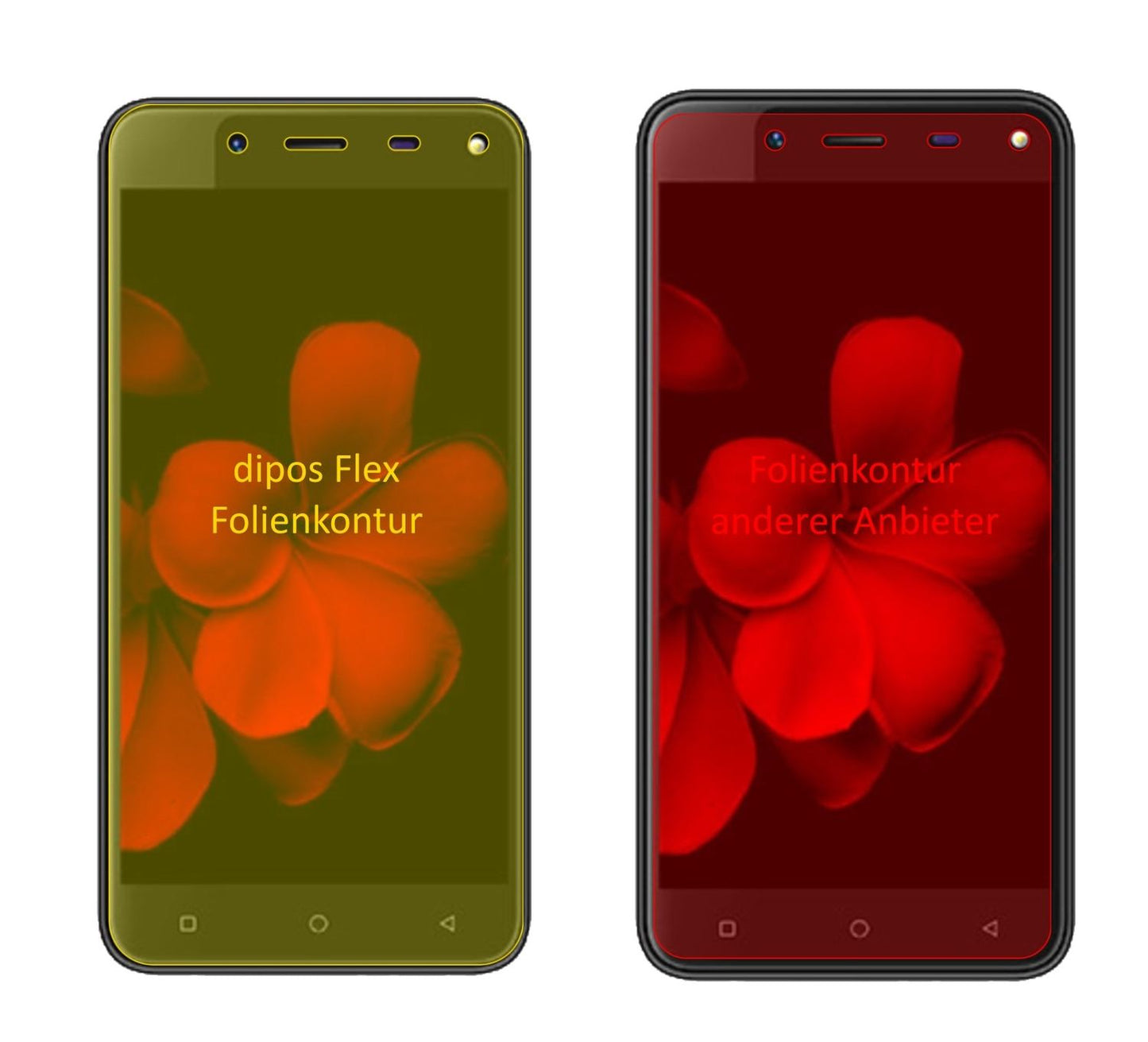 3x 3D Full Cover Schutzfolie für Karbonn Titanium  (2)
