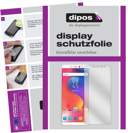 5x Schutzfolie klar für Infinix Hot S3 Display-Sch (2)