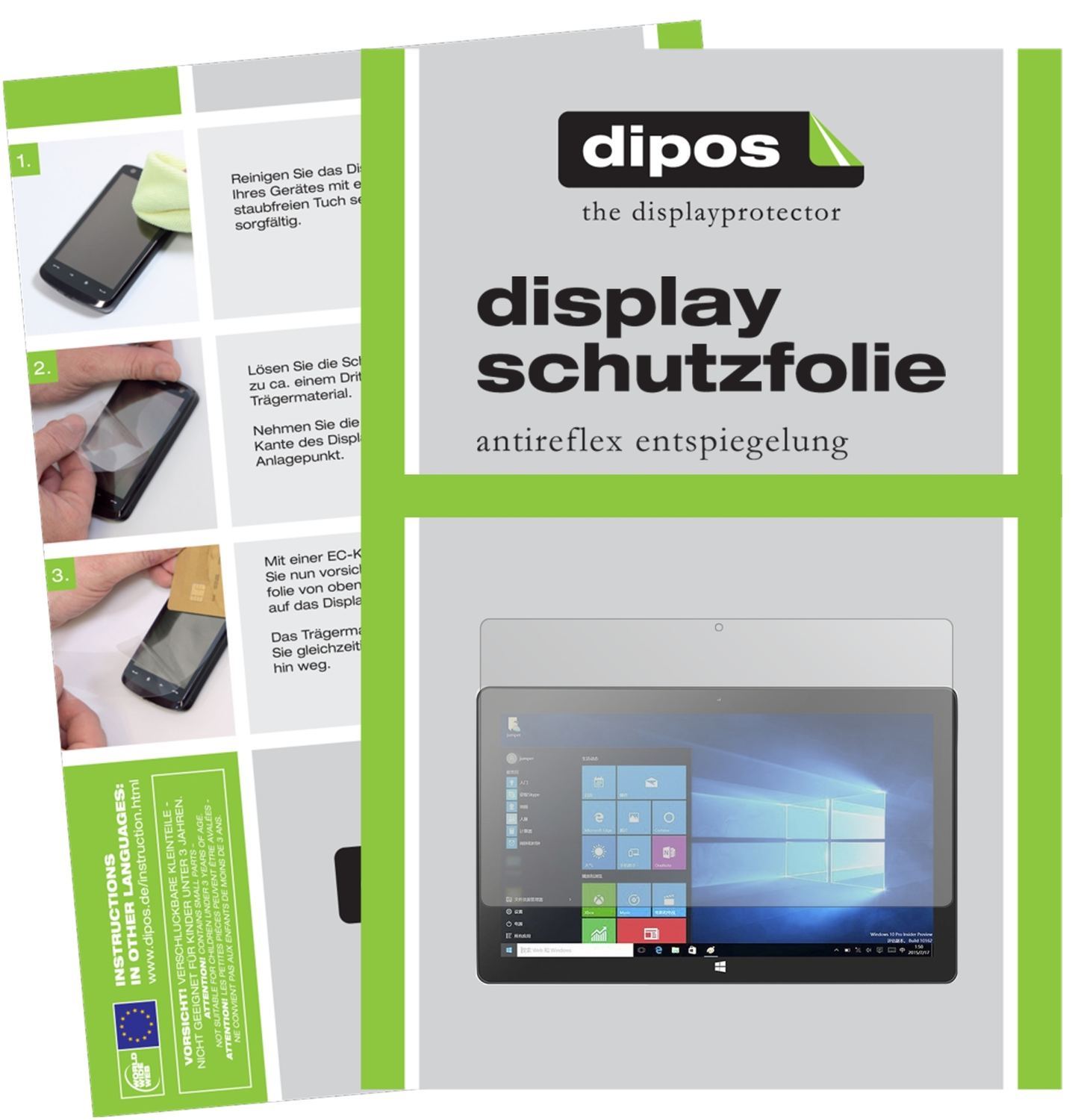 2x Schutzfolie matt für Jumper Ezpad 6 Pro Display (1)