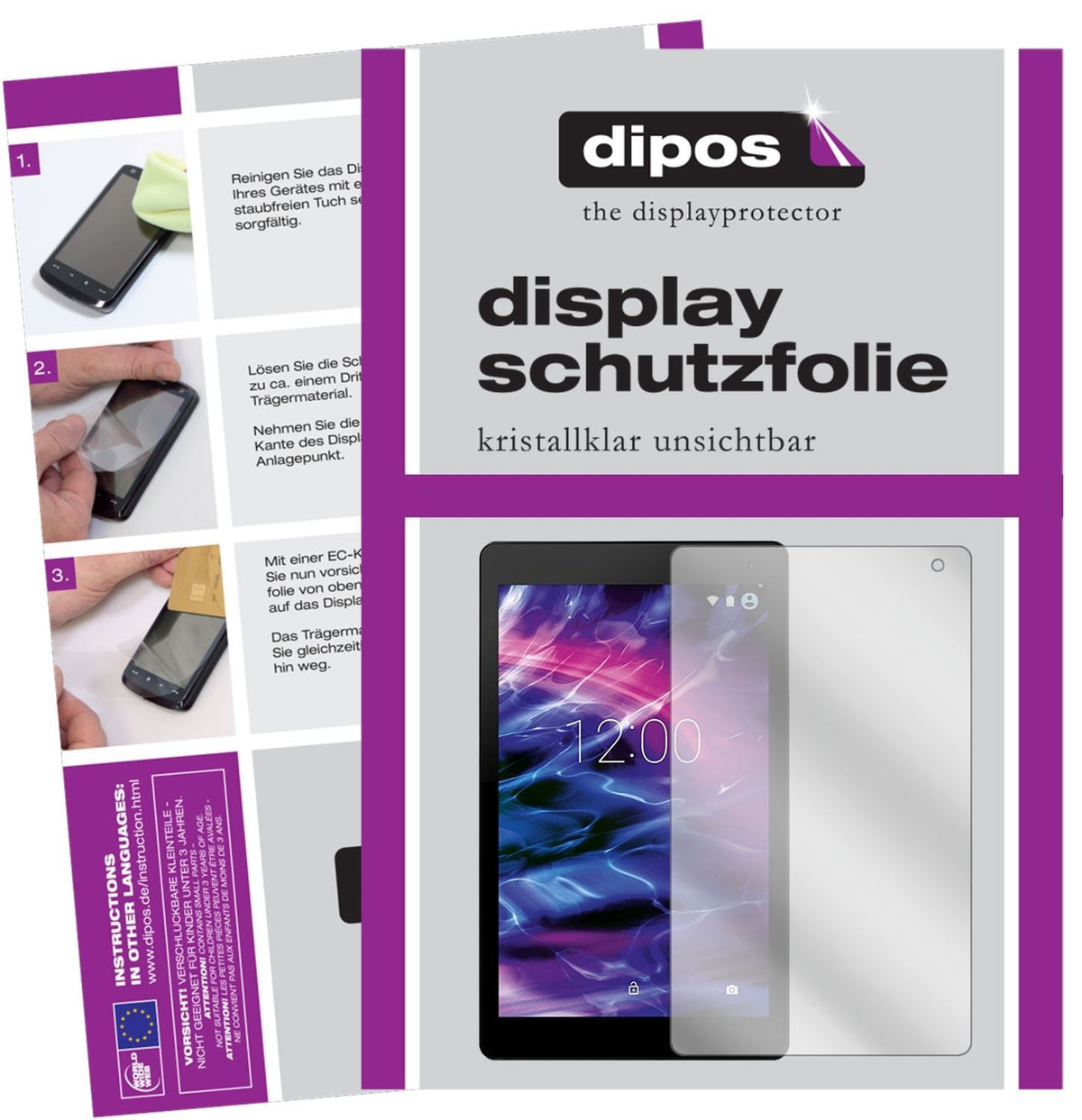 2x Schutzfolie klar für Medion Lifetab P10601 Disp (1)