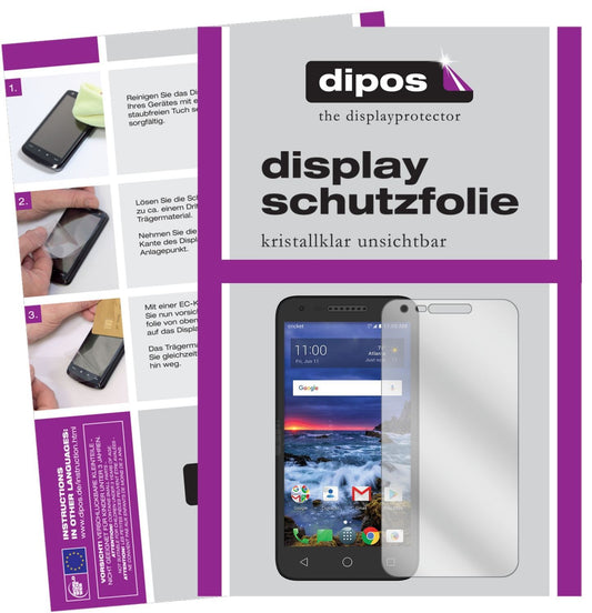 2x Schutzfolie klar für Alcatel Verso Display-Schu (1)