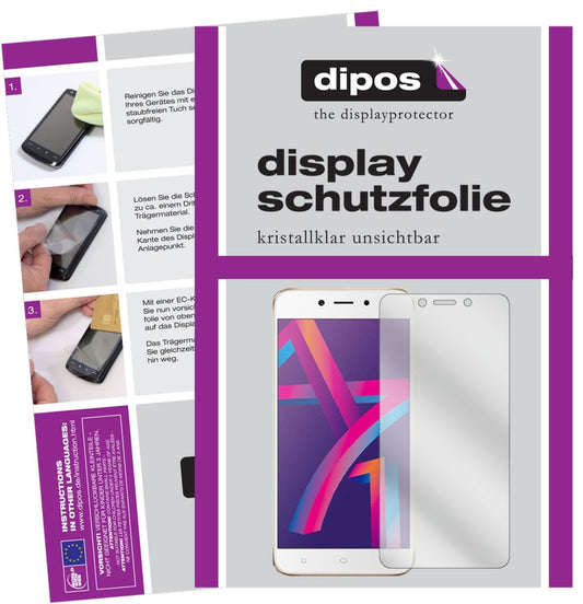 2x Schutzfolie klar für Oppo A71 2018 Display-Schu (1)