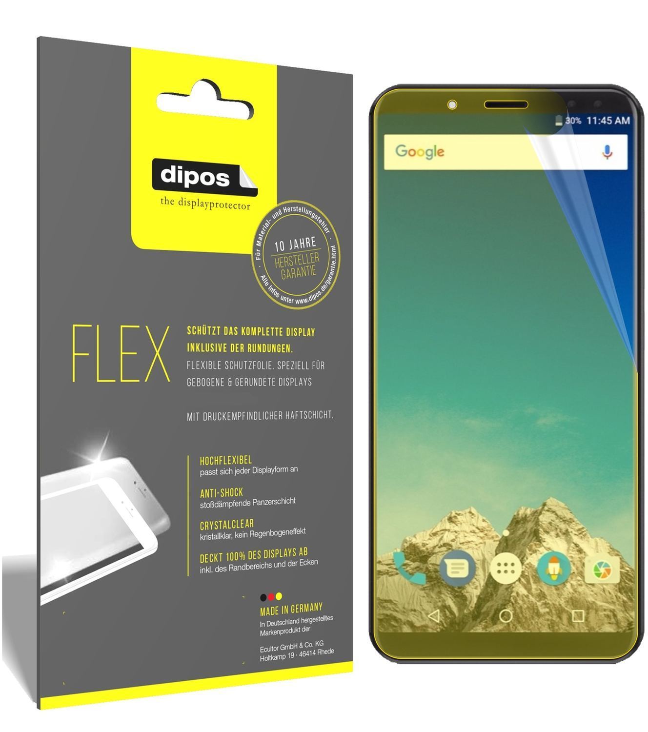 3x 3D Full Cover Schutzfolie für Vernee X (1)