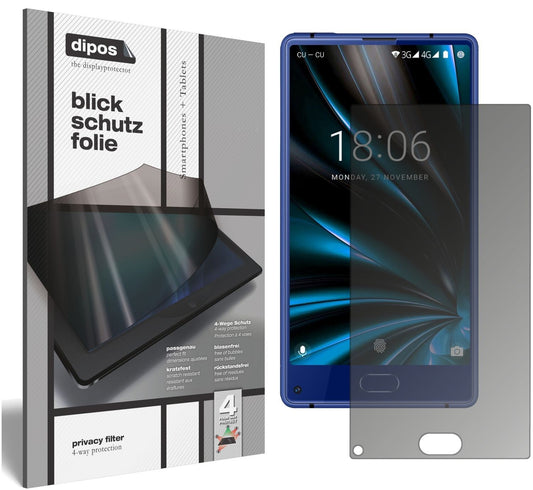 Blickschutzfolie für Doogee MIX Lite matt Schutzfo (1)