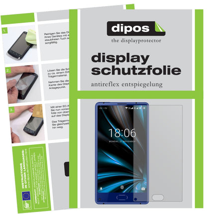 2x Schutzfolie matt für Doogee MIX Lite Display-Sc (1)