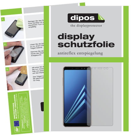 5x Schutzfolie matt für Samsung Galaxy A8 (2018) D (2)