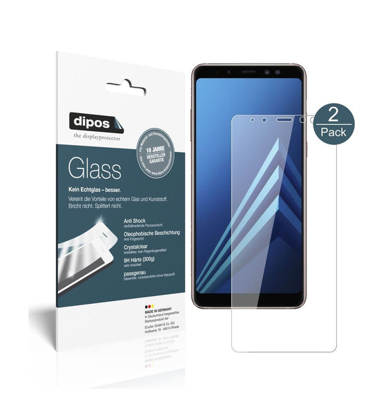 2x 9H Schutzfolie für Samsung Galaxy A8 (2018) Pan (1)