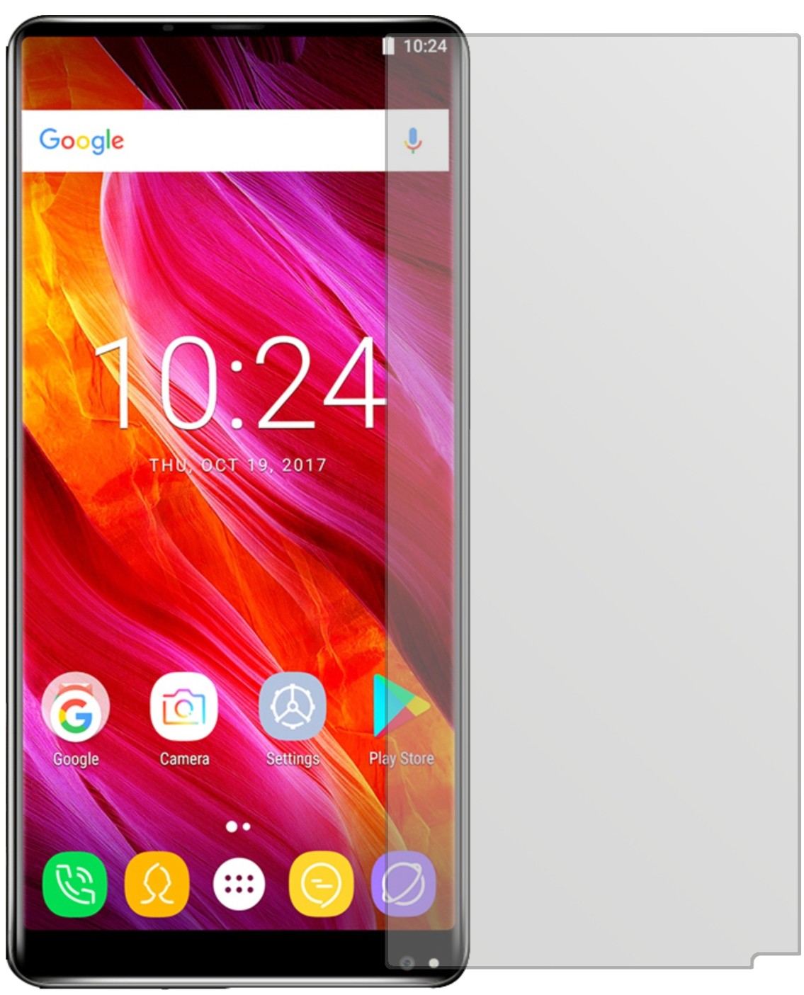 6x Schutzfolie matt für Oukitel Mix 2 Display-Schu (2)