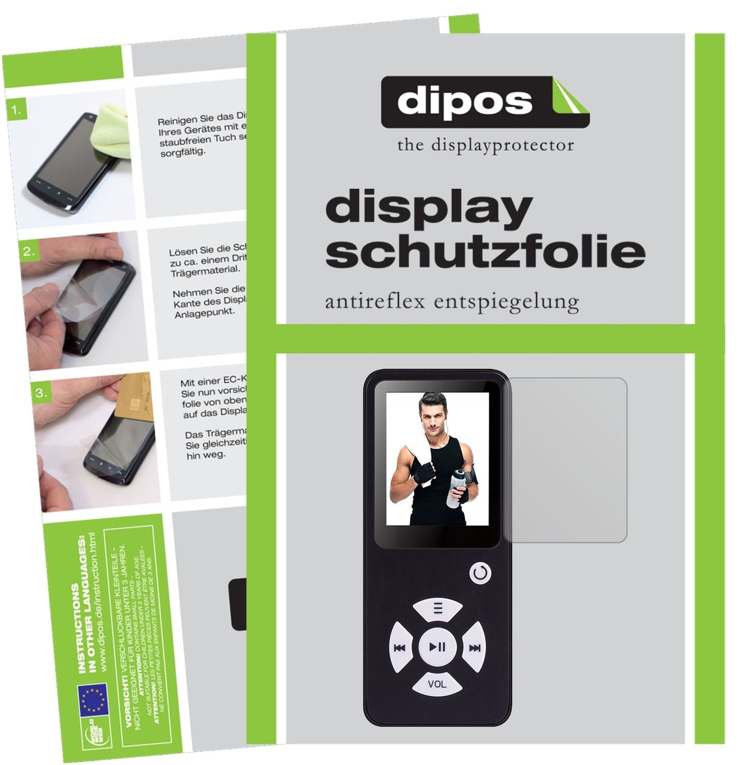 6x Schutzfolie matt für Bertronic BC01 Royal MP3-P (1)