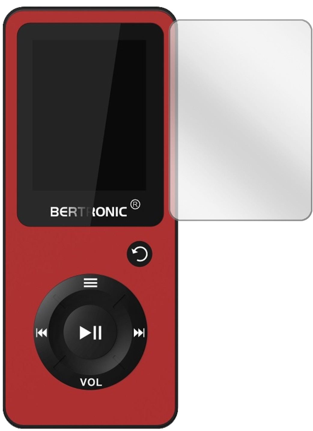 6x Schutzfolie klar für Bertronic BC02 Royal MP3-P (2)
