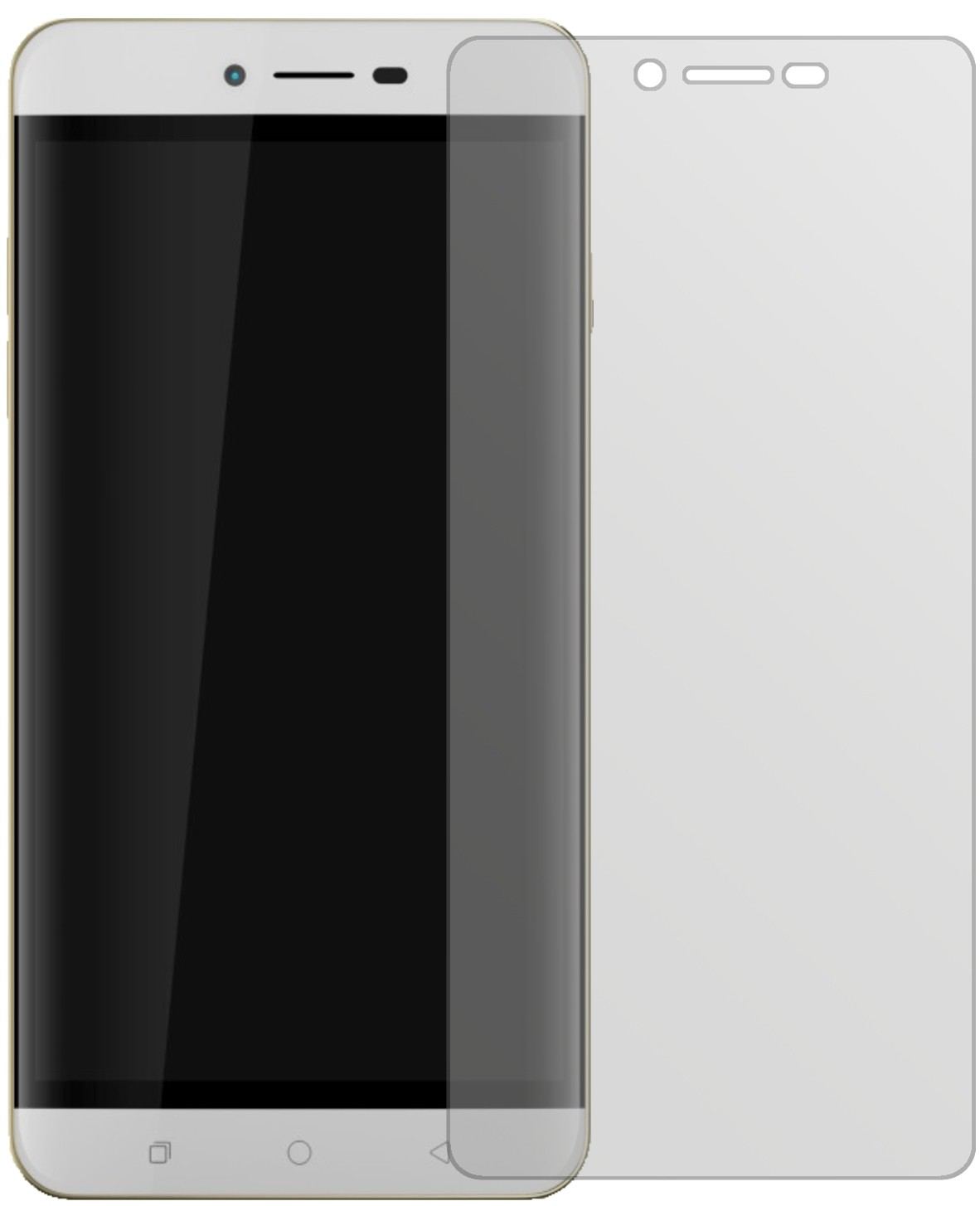 2x Schutzfolie matt für Coolpad Torino R108 Displa (2)