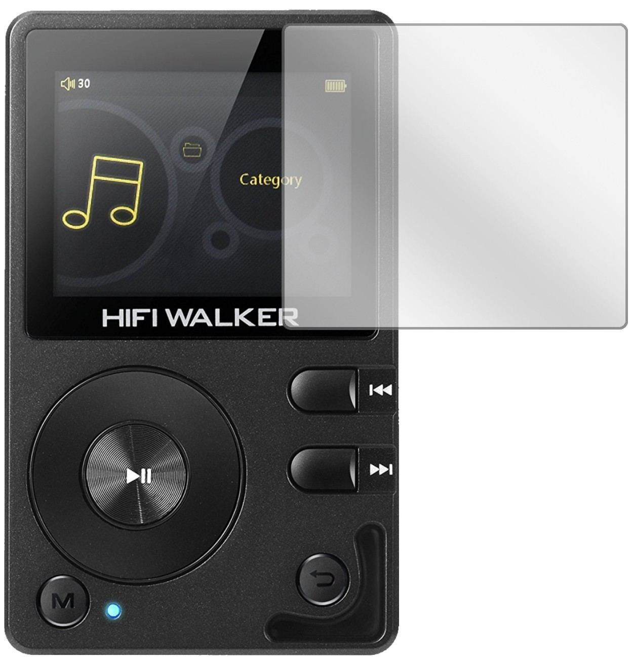 6x Schutzfolie klar für HIFI WALKER H2 MP3-Player  (2)