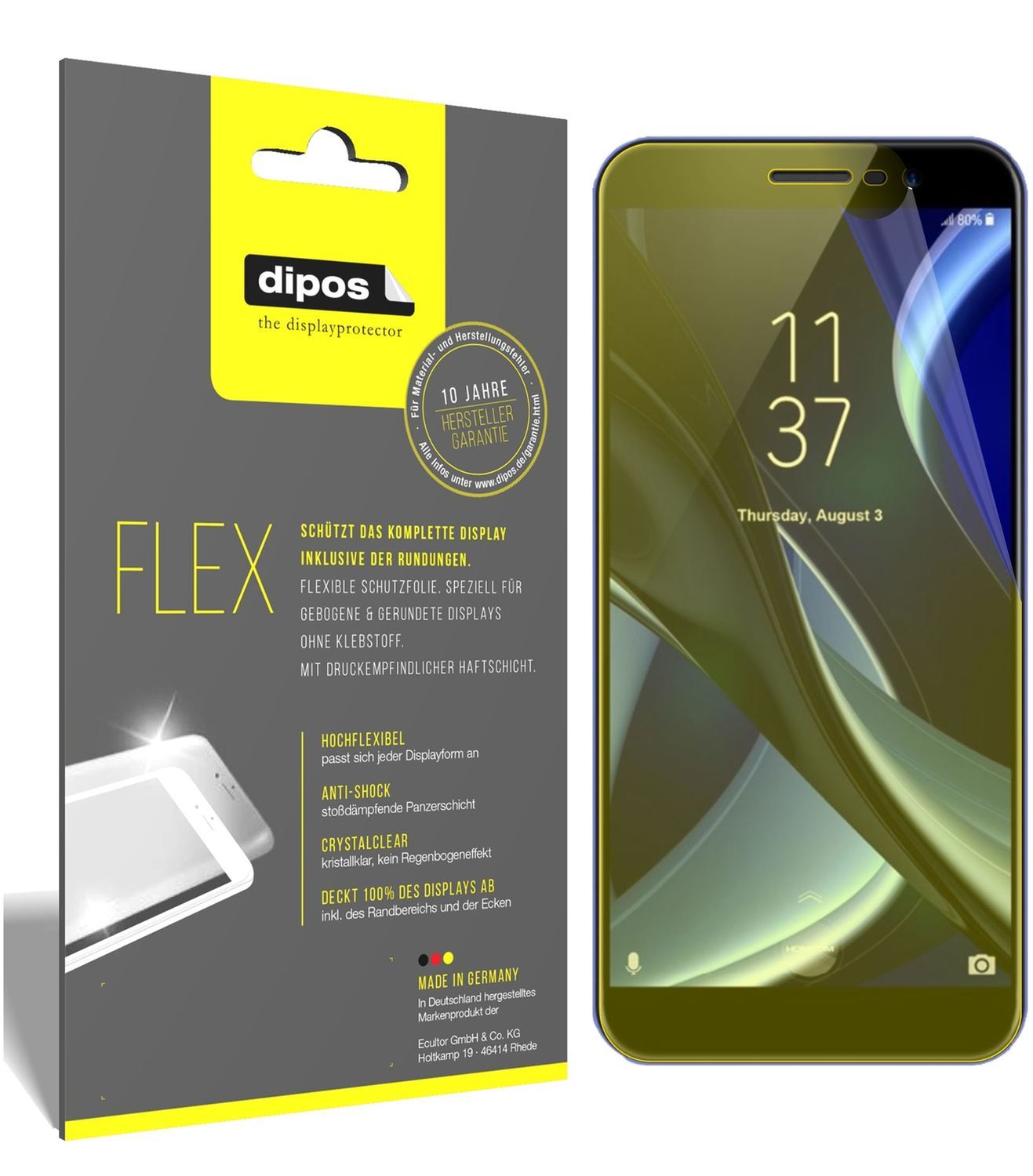 3x 3D Full Cover Schutzfolie für HOMTOM S16 (1)