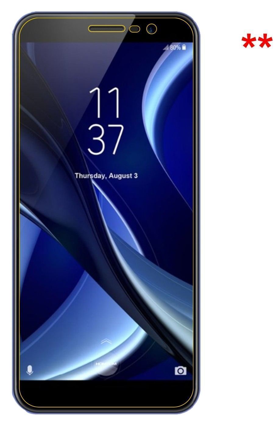 6x Schutzfolie klar für HOMTOM S16 Display-Schutzf (5)