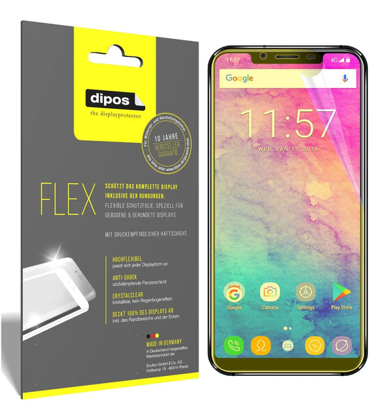 3x 3D Full Cover Schutzfolie für Oukitel U18 (1)