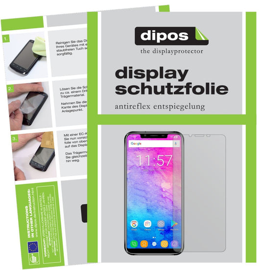 2x Schutzfolie matt für Oukitel U18 Display-Schutz (1)