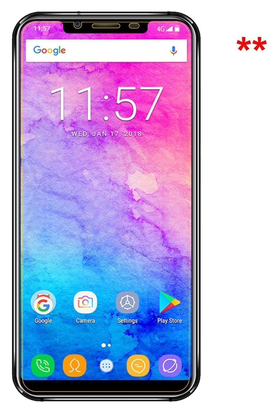 2x Schutzfolie klar für Oukitel U18 Display-Schutz (5)