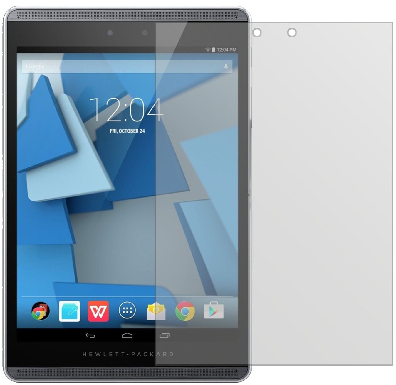 2x Schutzfolie matt für HP Pro Slate 8 Display-Sch (2)