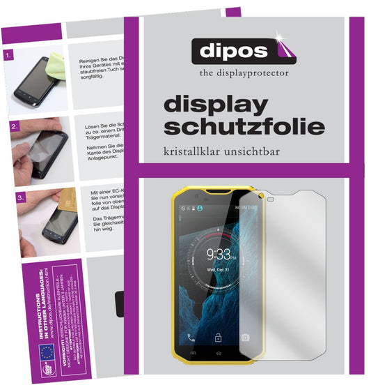 6x Schutzfolie klar für Kenxinda W8 Display-Schutz (1)