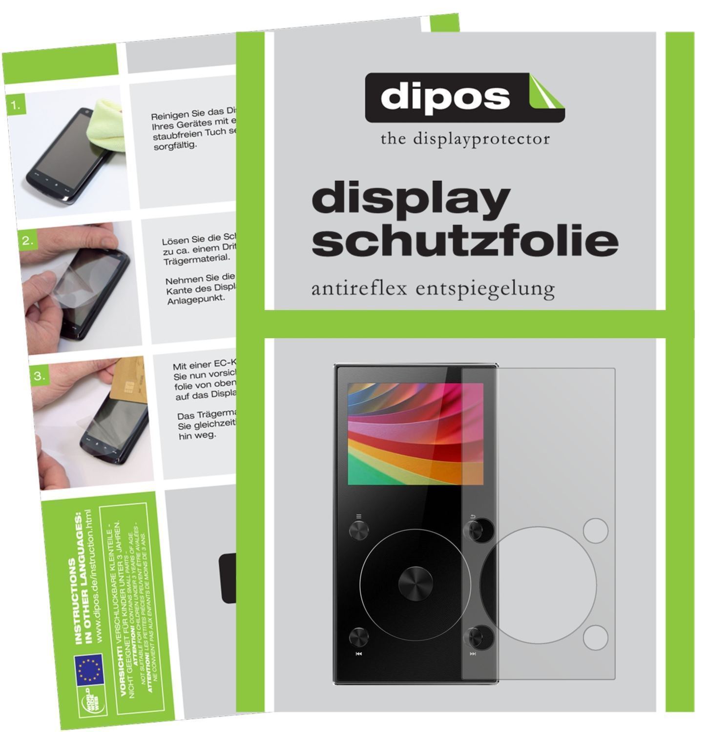 6x Schutzfolie matt für FiiO X3 Mark III MP3-Playe (1)