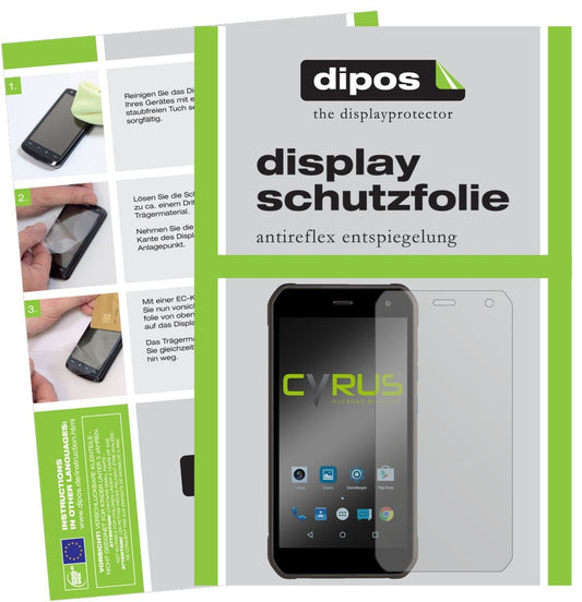 2x Schutzfolie matt für Cyrus CS40 Display-Schutzf (1)