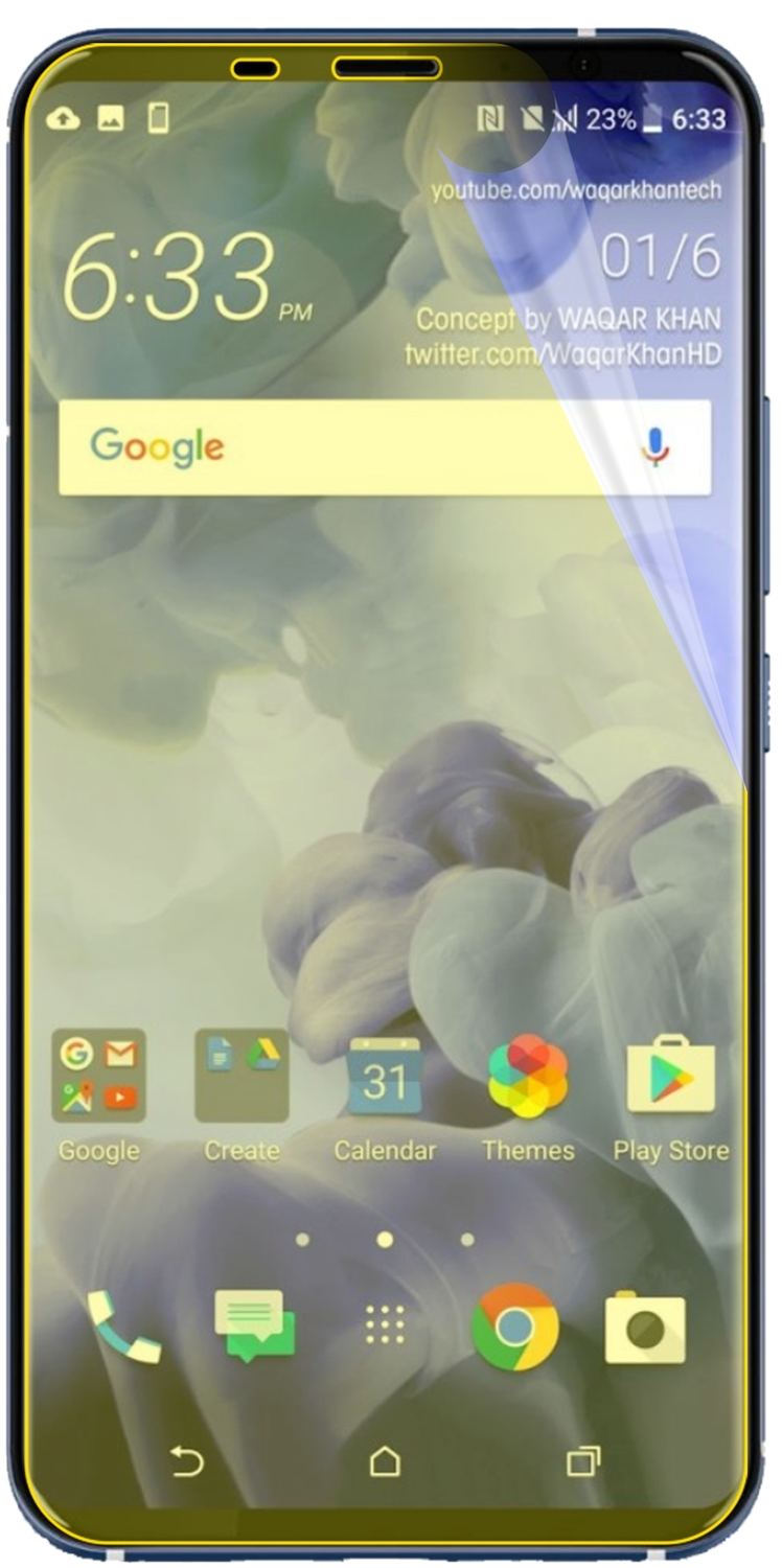 3x 3D Full Cover Schutzfolie für HTC U11 Plus (3)