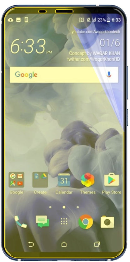 3x 3D Full Cover Schutzfolie für HTC U11 Plus (3)