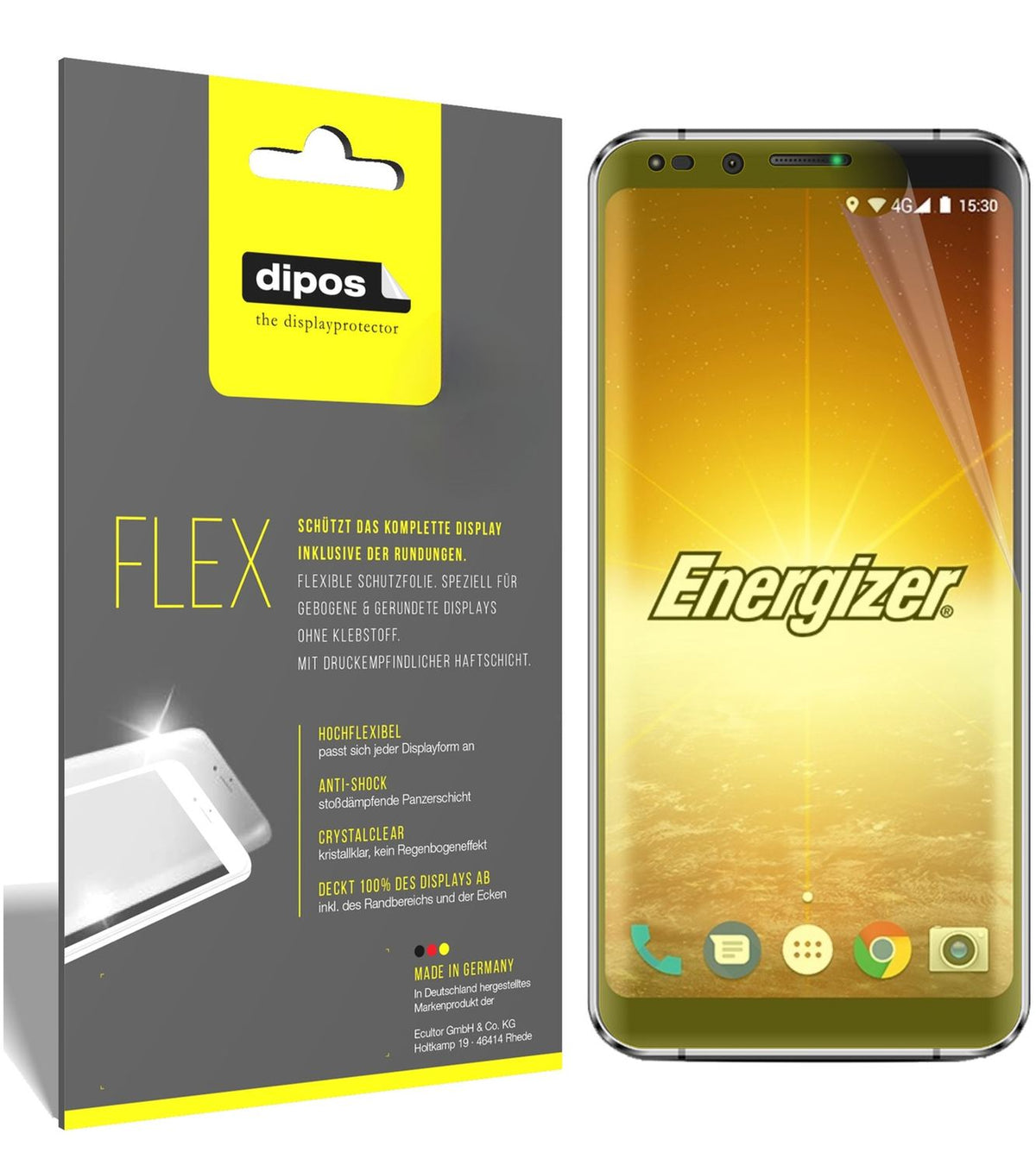 2x 3D Full Cover Schutzfolie für Energizer Powerma (2)