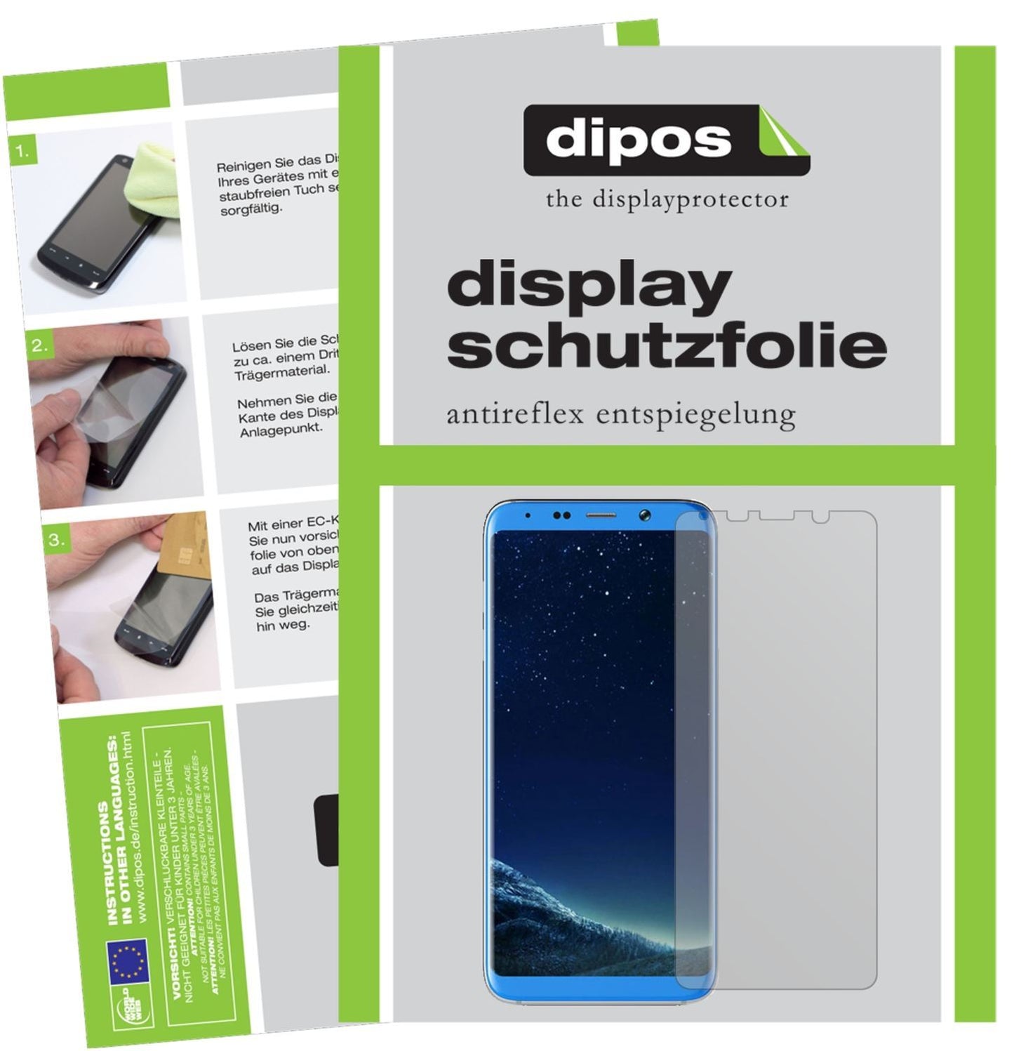 2x Schutzfolie matt für Bluboo S8+ Display-Schutzf (1)