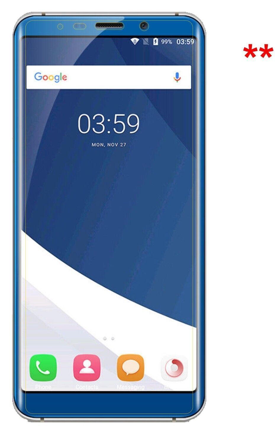 5x Schutzfolie matt für Koolnee K1 Display-Schutzf (6)