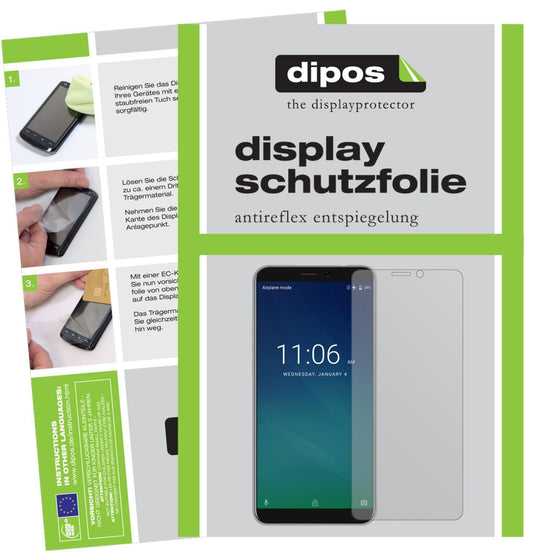 6x Schutzfolie matt für KEECOO P11 Display-Schutzf (1)