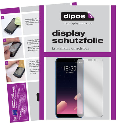 2x Schutzfolie klar für Meizu M6S Display-Schutzfo (1)