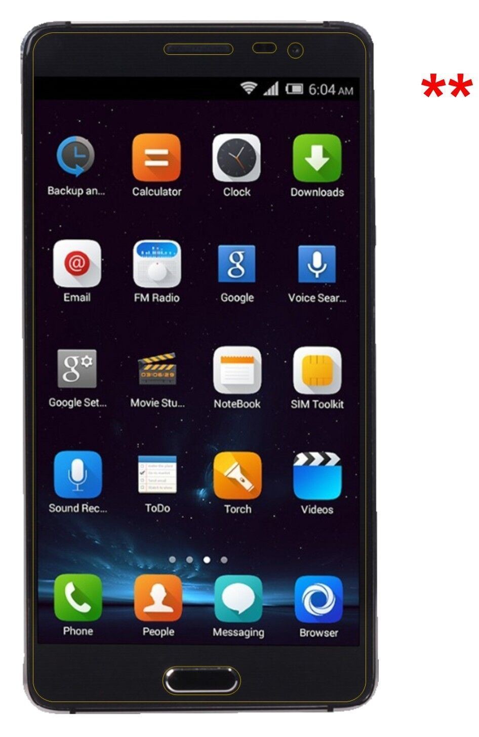 Blickschutzfolie für Elephone P8 Pro matt Schutzfo (5)