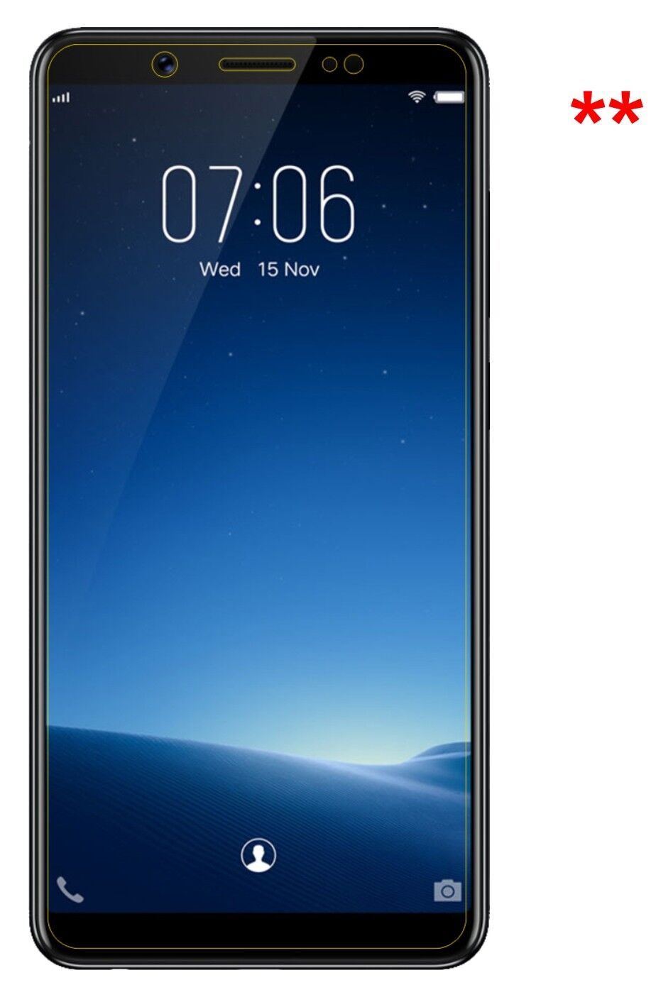 1x 9H Schutzfolie für Vivo V7 Panzerfolie (9)