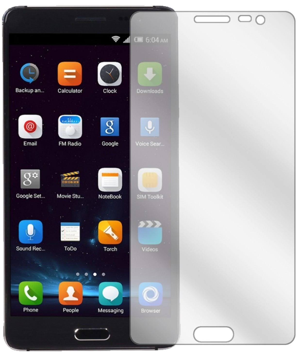 2x Schutzfolie klar für Elephone P8 Pro Display-Sc (2)