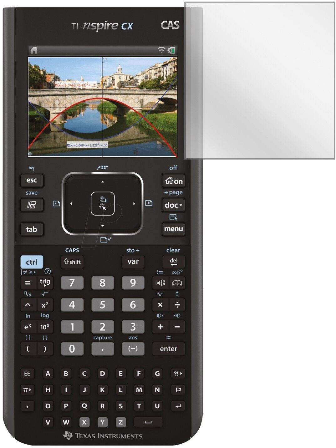 5x Schutzfolie klar für Texas Instruments TI Nspir (1)