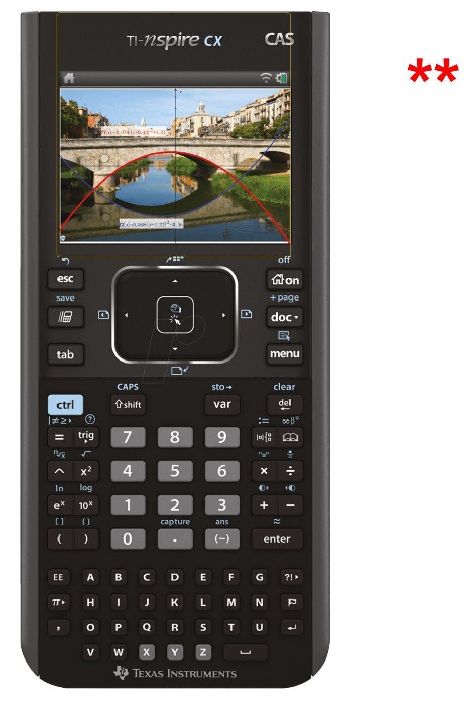 Blickschutzfolie für Texas Instruments TI Nspire C (5)