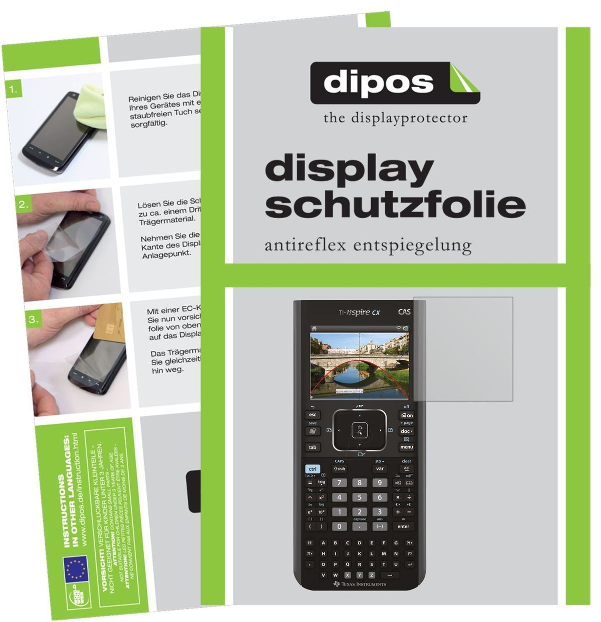 2x Schutzfolie matt für Texas Instruments TI Nspir (1)