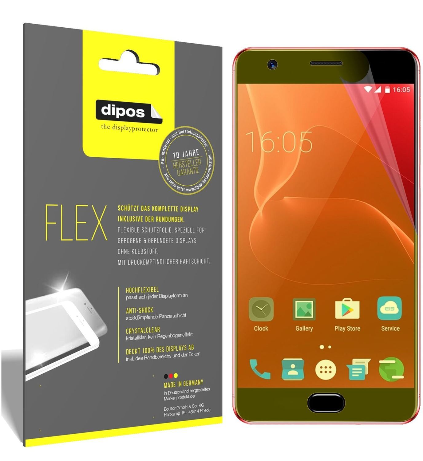 2x 3D Full Cover Schutzfolie für Elephone P8 Max (2)