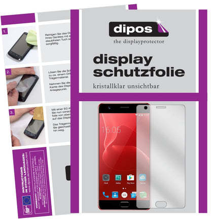 6x Schutzfolie klar für Elephone P8 Max Display-Sc (1)