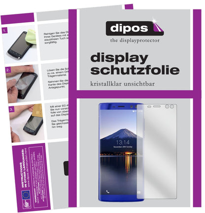 2x Schutzfolie klar für Doogee BL12000 Display-Sch (1)