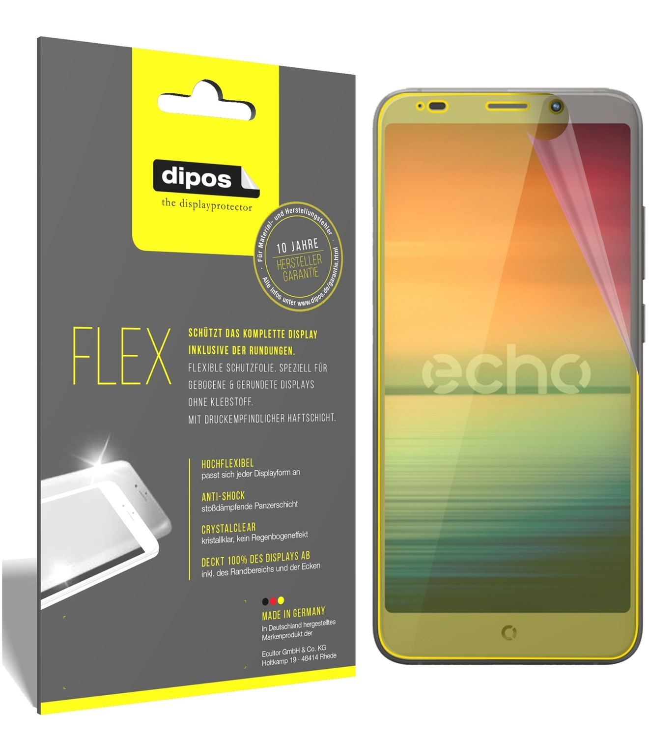 3x 3D Full Cover Schutzfolie für Echo Horizon Lite (1)