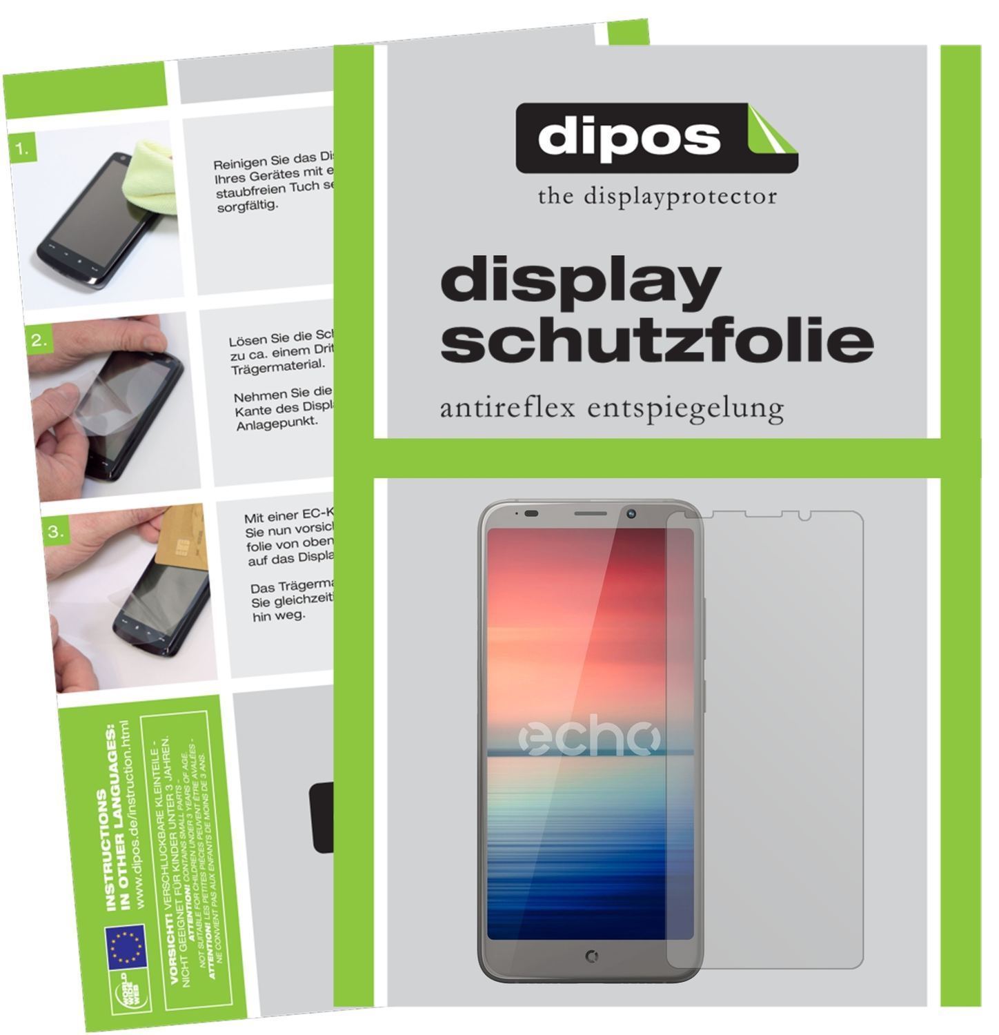 2x Schutzfolie matt für Echo Horizon Lite Display- (1)